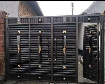 Распашные ворота: Металлические ворота и калитки на заказ - Изготовление ворот любой — 9