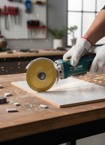 крутящийся диск: Диск отрезной алмазный «Золотой» диаметром 125 мм для резки и шлифовки — 1