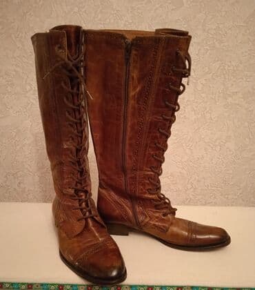 обувь для охоты: Сапоги- кантри, в хорошем состоянии размер 39-40. кожа внутри и — 1