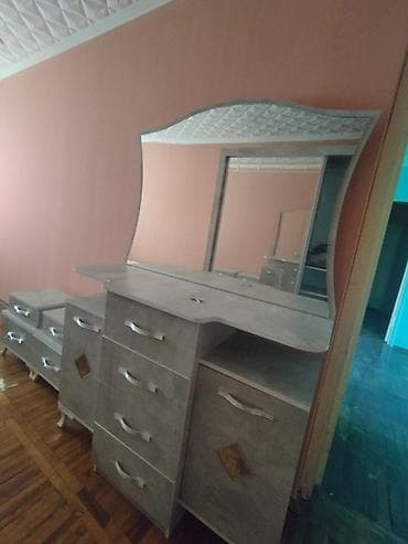 Тумбы и подставки: Спальный гарнитур, Шкаф, цвет - Серый — 3