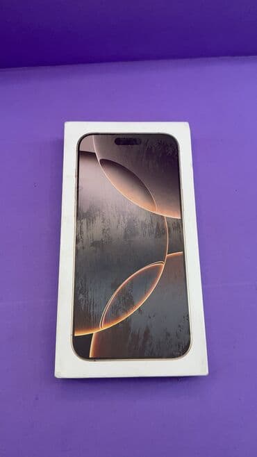 мониторы aoc бишкек: IPhone 16 Pro Max, Колдонулган, 256 ГБ, Куту, 98 % — 3