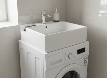 валик цена бишкек: Белая керамическая раковина над стиральной Машиной прямоугольной формы — 1