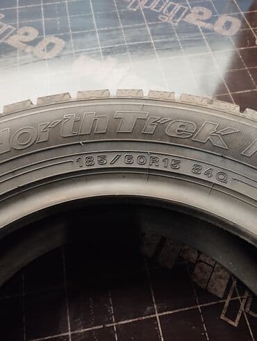 переработка шины: Шины 185 / 60 / R 15, Зима, Б/у, 1 шт, Легковые, Япония, Bridgestone — 2