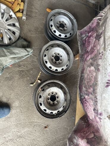 авто ру шины и диски б у: Железные Диски R 14 Комплект, отверстий - 4, Б/у — 5
