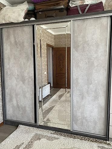 складная мебель: Спальный гарнитур, Двуспальная кровать, цвет - Серый — 1