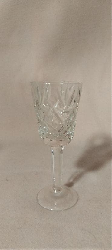 стаканы хрусталь: Набор из 5 хрустальных рюмок на ножке 9 микрорайон. - Классический — 2