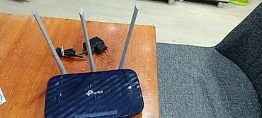 life network system: Wi‑Fi роутер TP-Link (модель из серии Archer) с тремя внешними — 3