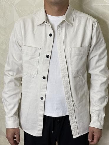 Мужская рубашка, S, H&M, Б/у, цвет - Белый, Самовывоз, Платная доставка at lalafo.kg Мужская рубашка, S, H&M, Б/у, цвет - Белый, Самовывоз, Платная доставка
