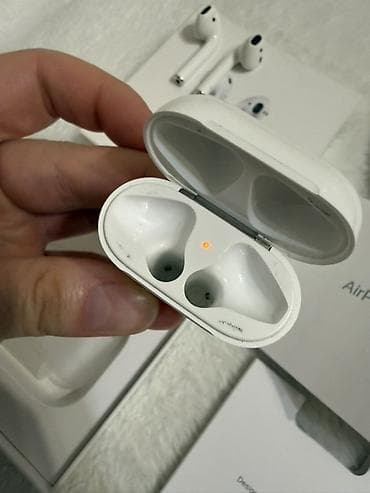 bluetooth speaker: Беспроводные вкладыши наушники, Apple, Airpods 2, Б/у — 7