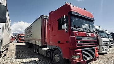 даф реф: Тягач, DAF, 2005 г., Шторный — 2