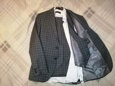 Мужской костюм, 4XL, Б/у, цвет - Зеленый, Самовывоз, Платная доставка