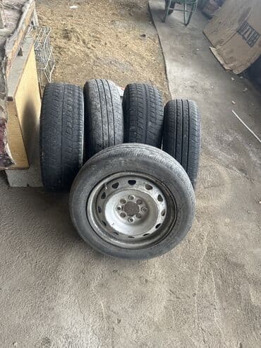 авто ру шины и диски б у: Железные Диски R 14 Комплект, отверстий - 4, Б/у — 6