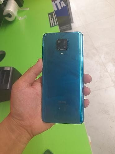 Redmi, Redmi Note 9 Pro, Б/у, 64 ГБ, цвет - Синий, 2 SIM — 3