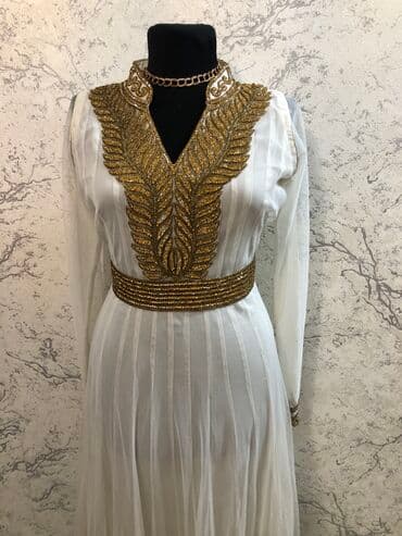 вечерние платья бишкек дордой инстаграм: Вечернее платье, Длинная модель, С рукавами, Стразы, XS, S, XL — 8