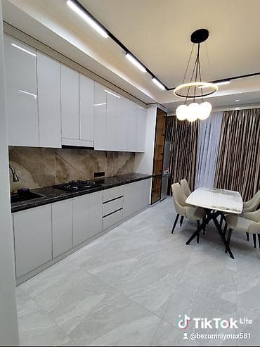 Кухонный гарнитур, цвет - Белый, МДФ