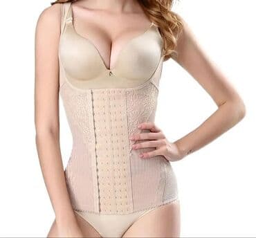 Киреге берилүүчү кийимдер: Майка корсет для похудения, после родов, для осанки, от боли в спине — 9