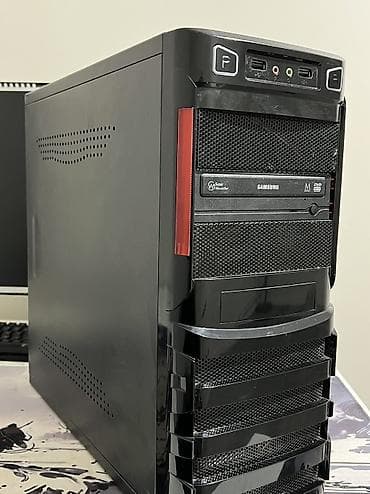 Мониторы: Компьютер, ядер - 8, ОЗУ 16 ГБ, Для работы, учебы, Б/у, Intel Core i3, AMD Radeon RX 580, HDD + SSD — 2