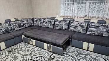 Шкафы: Угловой диван, C подушками — 6