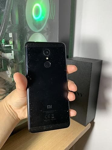 redmi 3: Redmi, Redmi 5, Б/у, 32 ГБ, цвет - Черный — 1