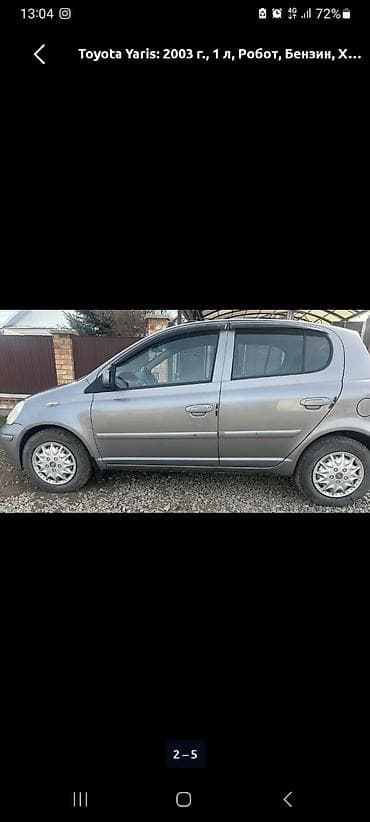 Toyota Yaris: 2003 г., 1 л, Робот, Бензин, Хэтчбэк