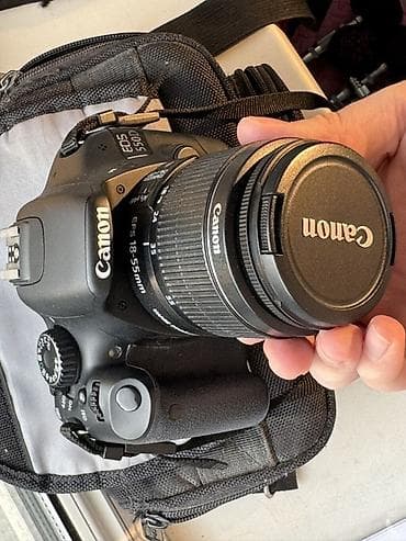 e mount: Canon EOS 550D + объектив 18-55mm + сумка Продаю зеркальный — 5
