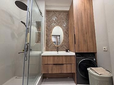 Квартиры: 2 комнаты, 99 м², Ала-Арча ТРЦ Элитка, 11 этаж, Дизайнерский ремонт — 6
