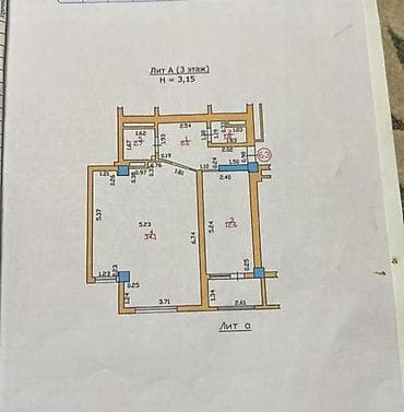 квартира в пригороде: 2 комнаты, 63 м², Элитка, 3 этаж, Косметический ремонт — 9