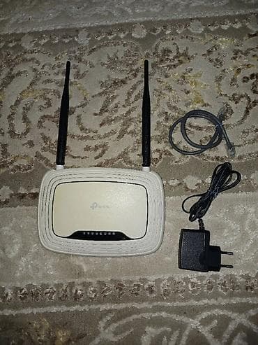 Модемы и сетевое оборудование: WiFi роутер TP-Link TL-WR841N v.10, 2 антенны, 4 порта LAN, 1 WAN — 1