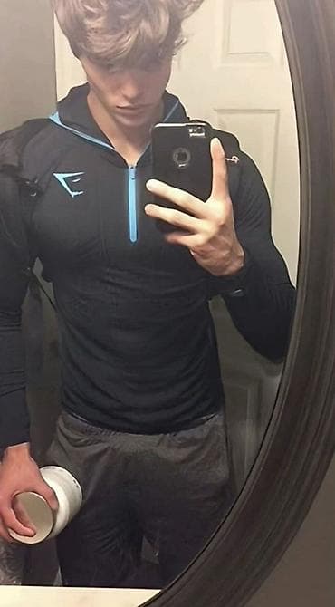 однотонные: Gymshark ONYX V1 Longsleeve (размер M) - Полузип худи/лонгслив для — 1