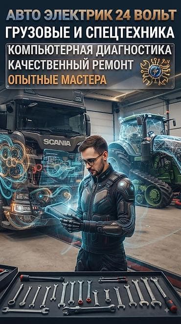 tyre master: Автоэлектрик на выезд, компьютерная диагностика ремонт грузовых — 1
