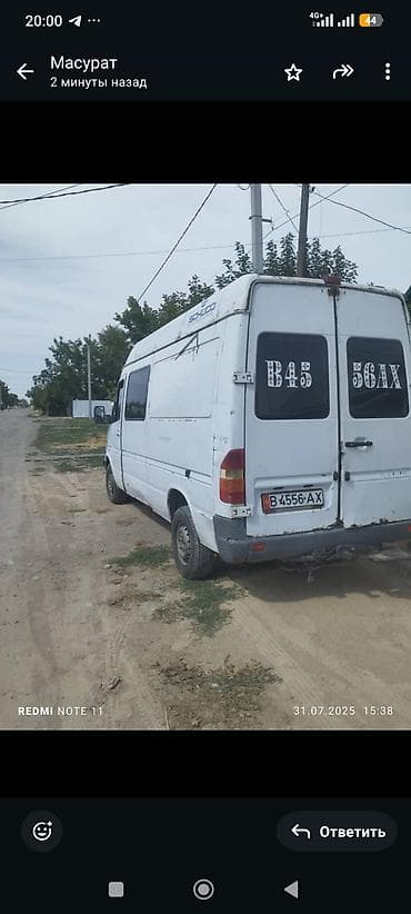 mers eshka: Mercedes-Benz Спринтер: 2002 г., 2.9 л, Механика, Дизель, Фургон — 4