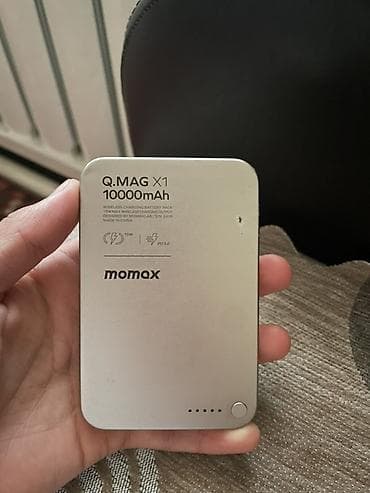 Техника и электроника: Внешний аккумулятор Momax Q.MAG X1 10000 mAh с магнитной беспроводной — 2