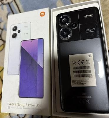 tcl 55: Redmi, Redmi Note 13 Pro Plus, Б/у, 512 ГБ, цвет - Черный, 2 SIM — 3