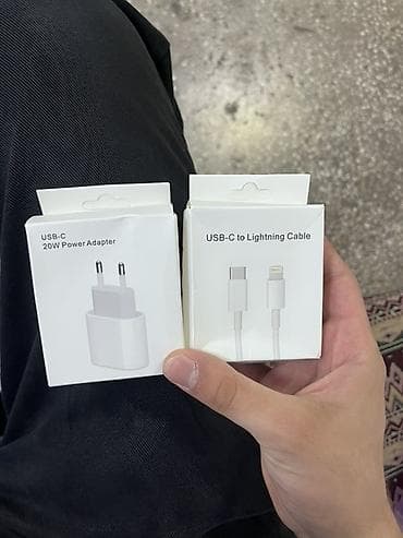 Комплект для быстрой зарядки: адаптер питания USB‑C 20W и кабель USB‑C at lalafo.kg Комплект для быстрой зарядки: адаптер питания USB‑C 20W и кабель USB‑C