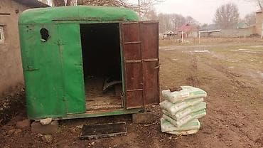 Металлический бытовой вагончик/контейнер - Материал: сталь