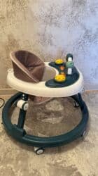 подножка для второго ребёнка: Детские ходунки с круглой опорной рамой. Особенности: - Круглая база — 1