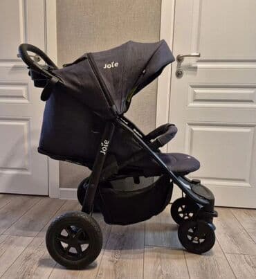 Коляска, цвет - Черный, Б/у