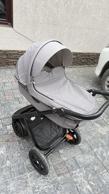 Коляска, Stokke, цвет - Черный, Б/у, Самовывоз — 2