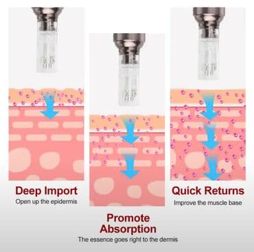 аппарат для прокол ушей: MYM Bayonet Derma pen, игольчатый картридж, устройство для — 11