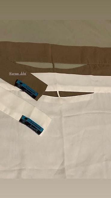 Египетские никабы в кофейном и айвори цветах — 350с каждый саудийский