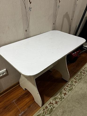 Кухонный стол, Б/у, Овальная, Нераскладной