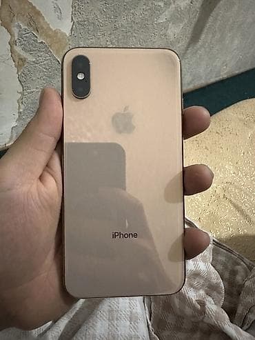 iphone 8s: IPhone Xs, Б/у, 256 ГБ, Золотой, Чехол, 81 % — 2