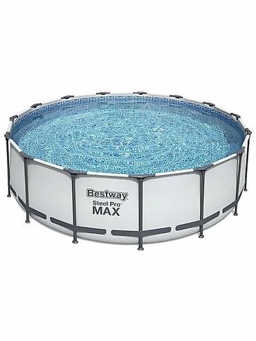часы casio: 457/122см. Bestway 56438 BW Каркасный бассейн Steel Pro Max, 16015л — 9