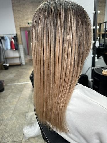 тонирующий бальзам для волос: Парикмахерские услуги: Окрашивание в один тон: Короткие волосы 1000с — 3