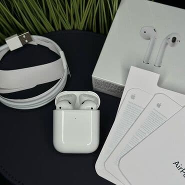 правый наушник airpods 2: Каптагычтар, Apple, Жаңы, Электр зымсыз (Bluetooth), Классикалык — 4