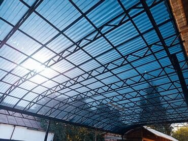 тележка садовая: Навес, Арочный, Металл, Поликарбонат — 9