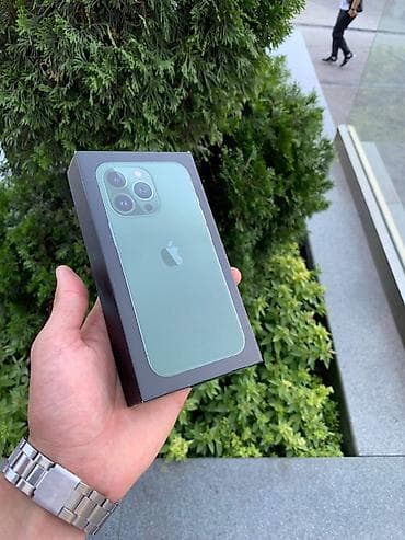 apple mac: IPhone 13 Pro, Б/у, 256 ГБ, Alpine Green, Коробка, 72 % — 8