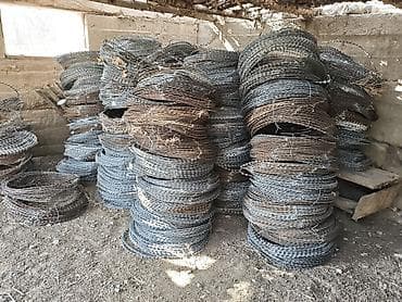 Лестницы и комплектующие: Колючая проволока Егоза, Бухта, Длина: 10 м, Б/у — 1