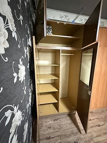 6 дверный шкаф: Шифоньер, шкаф для одежды, Прямой, ЛДСП — 4