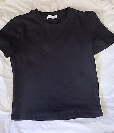 zara футболка: Футболка, Классическая модель, Zara, Трикотаж, Б/у, M — 2